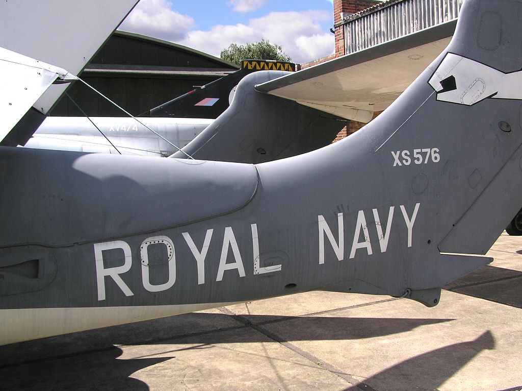 British Royal Navy de Havilland Sea Vixen carrier based interceptor jet fighter 