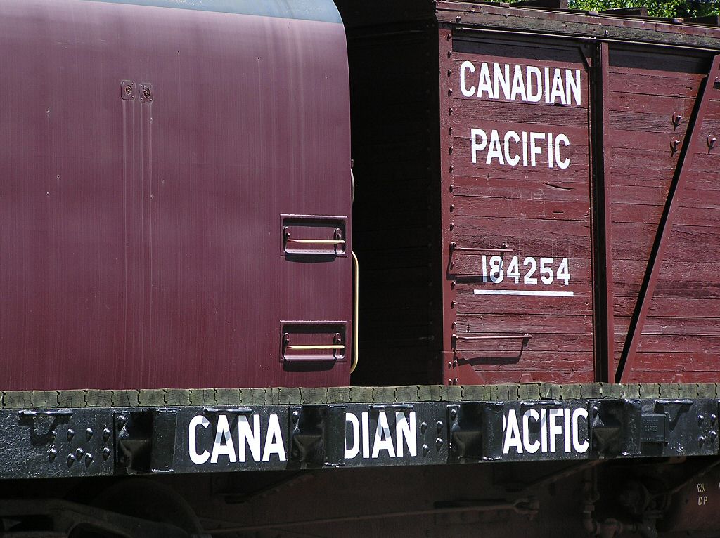 Canadian Pacific Railway Trains and Wagons. These Locomotives pull freight, lumber and passenger coaches across Canada from the Pacific to the Atlantic They are just like the ones you can drive with Microsoft train simulator