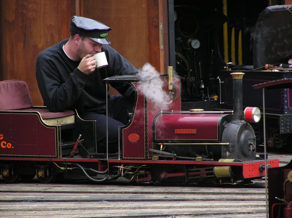 Small Vintage Steam Train Light Railway model engineering Photographic 
