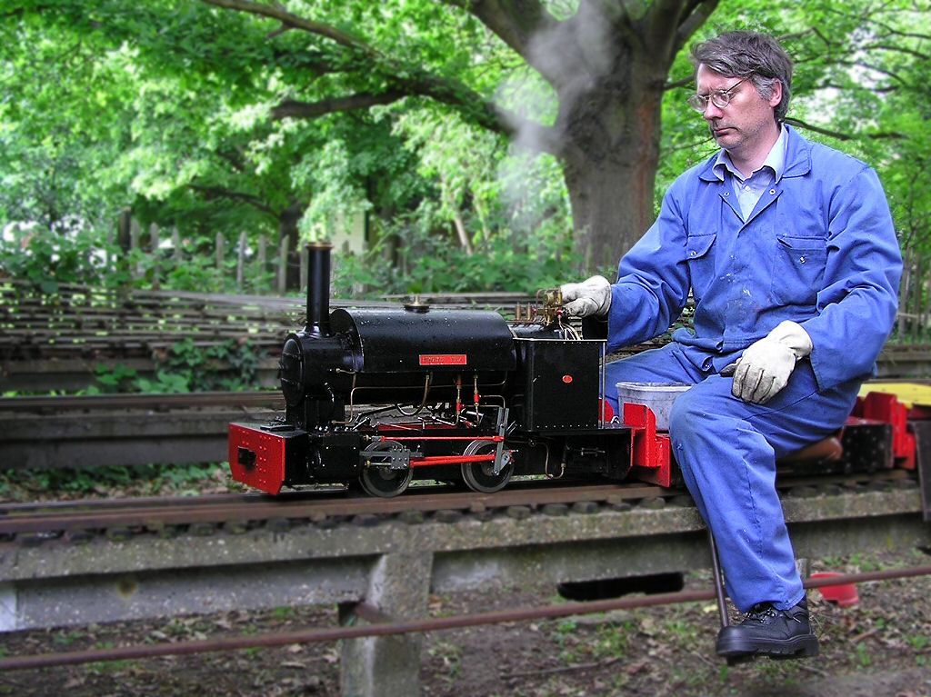 Small Vintage Steam Train Light Railway model engineering Photographic 