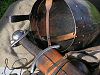 1066 Military History - Armoured Helmet with nose protection and Sword used by Norman Men at Arms
